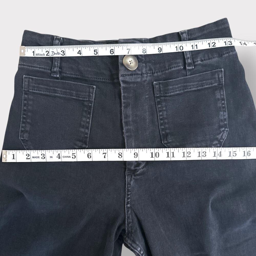 Maeve By Anthropologie wide leg hipster cropped trouser 28 - Picture 4 of 5